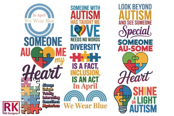 Autism Quotes SVG Bundle: A Powerful Graphic Design Asset for Crafters