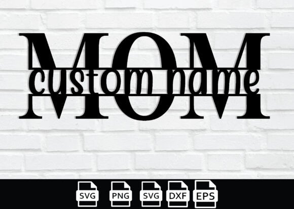 Custom Mom Kid Metal Wall Art: A Versatile Graphic for Crafts and Graphics