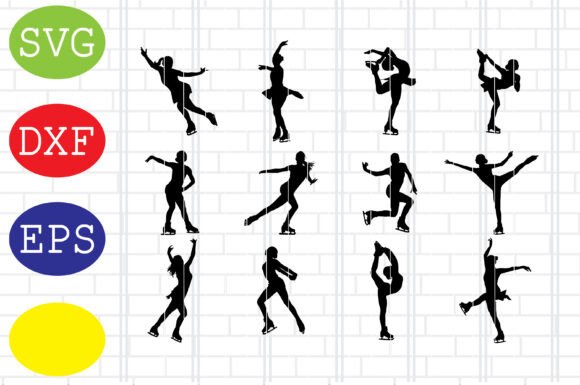 Figure Skating Svg: A Versatile Graphic Design Asset for Crafters