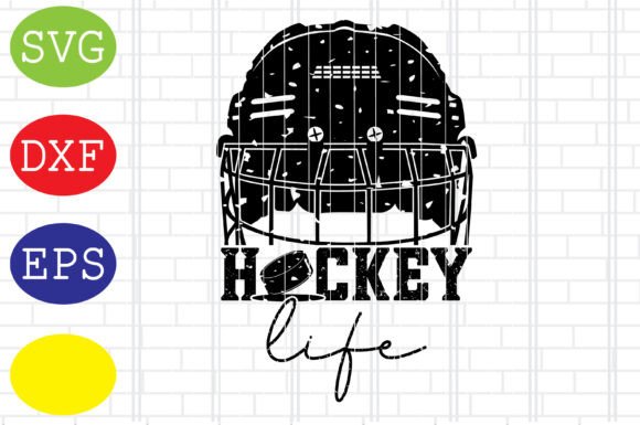 Hockey Life Helmet Svg – A Versatile Graphic Design Asset for Crafts and Graphics