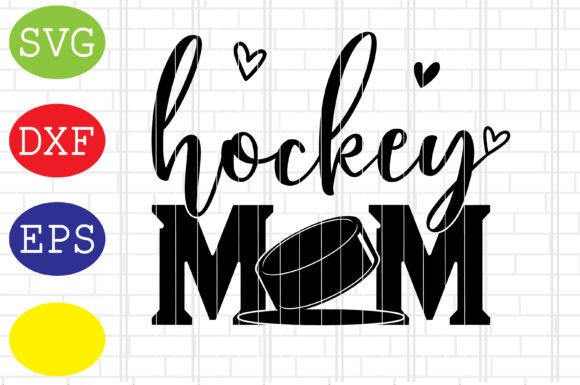 Hockey Mom Vector: A Versatile Graphic Design Asset for Crafts and Winter-Themed Projects