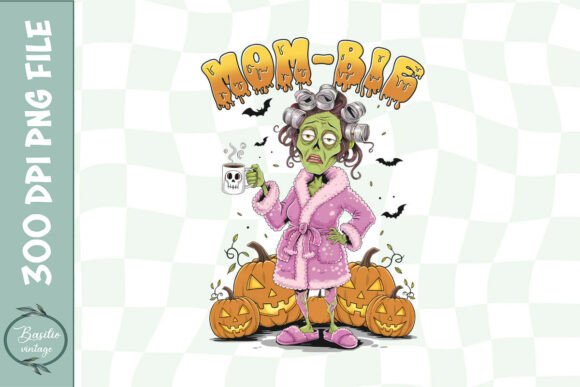 Mom-Bie Morning Halloween Funny PNG Review for Real Projects