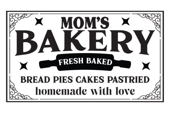 Mom’s Bakery SVG Graphics: A Delicious Addition to Your Content Craft Kit