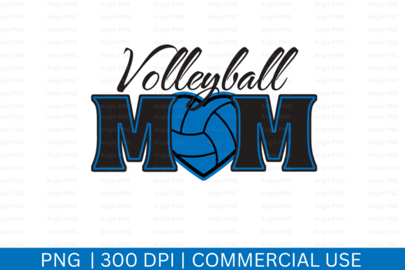 Volleyball Mom PNG: A Versatile Graphic for Crafts and Creative Projects